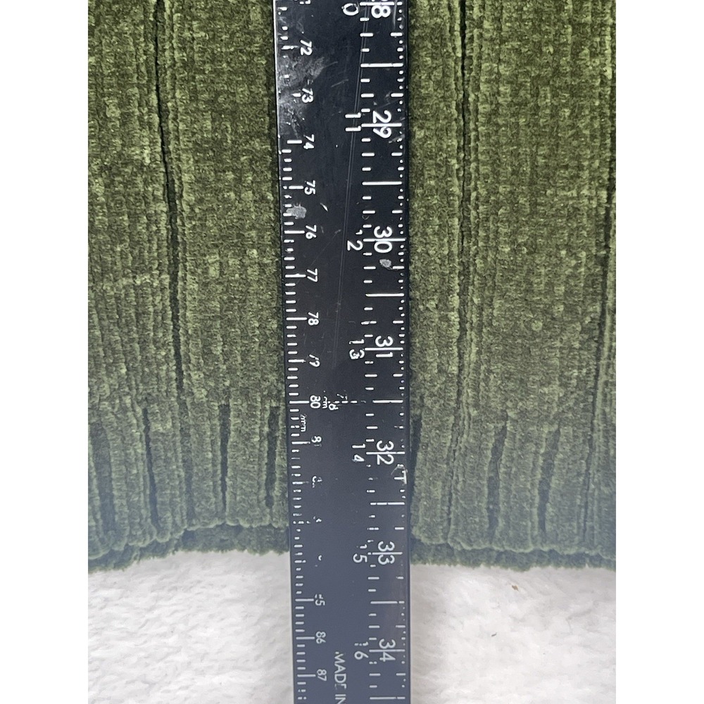 Vintage 90s Southpole Knit Sweater Green Mens Sz 2XL Turtle Neck Y2K‎ Velour NWT - Picture 5 of 10